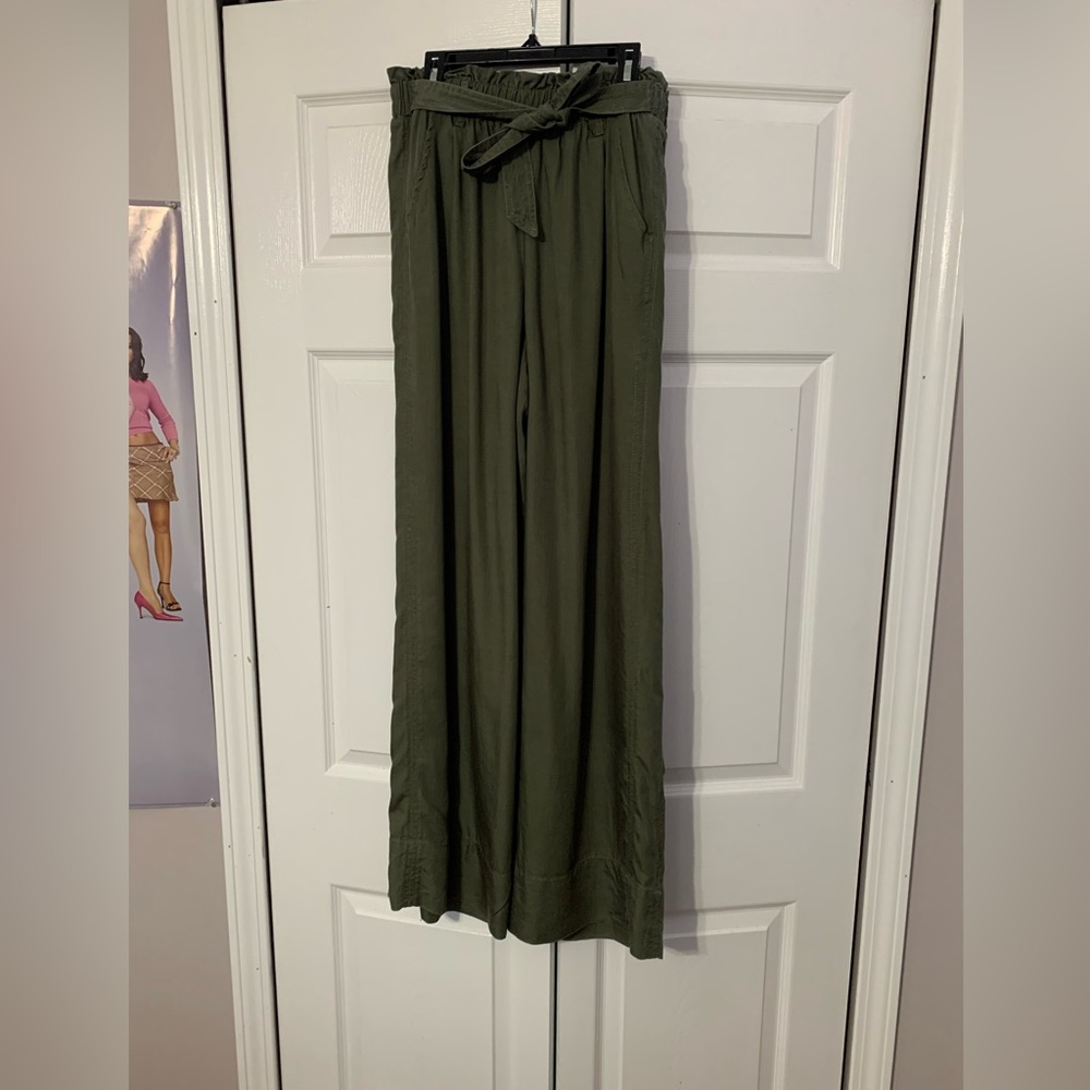 knox rose wide leg tie pants